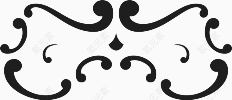 角花底纹花型点线面平面构成