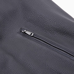 男士双面穿夹棉皮衣