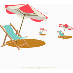 创意夏日时光背景矢量素材