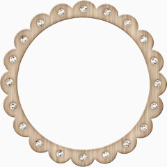 镶水钻的花边镜子