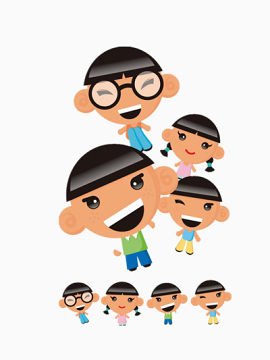 搞笑的小孩