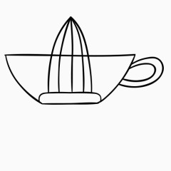 简笔画 厨房用品 果蔬 餐具 线条画 铅笔画 蔬菜 榨汁机