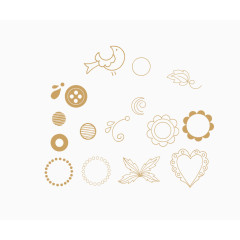 图片装饰背景花纹心形