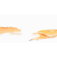 背景元素黄色山脉