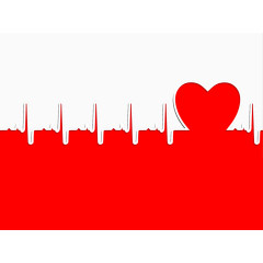 红色心跳图