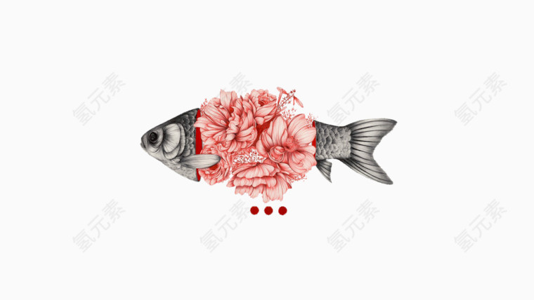 装饰鱼插画