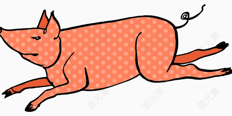 粉色的猪