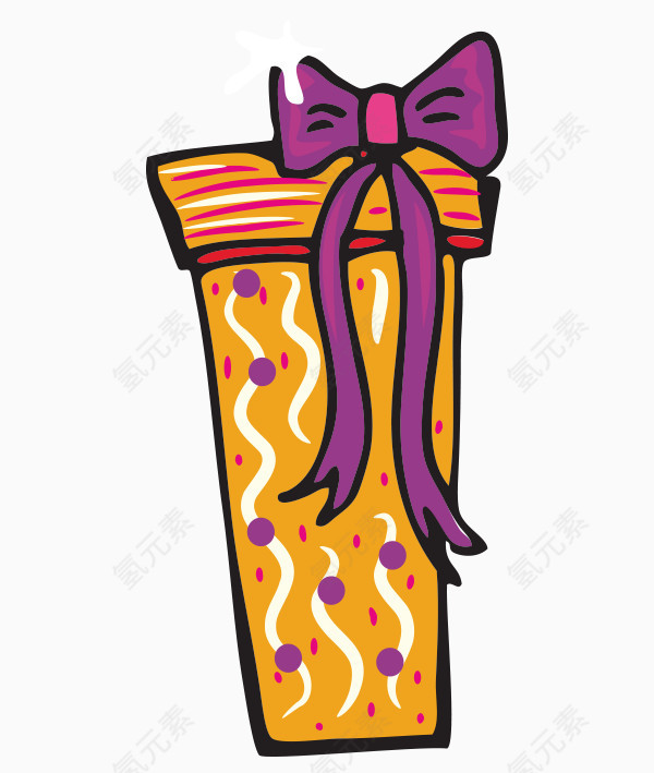 矢量卡通圣诞礼物