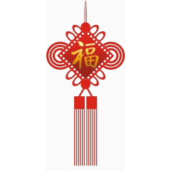 大福字中国结素材