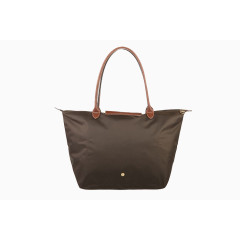 Longchamp珑骧女士单肩包褐灰色