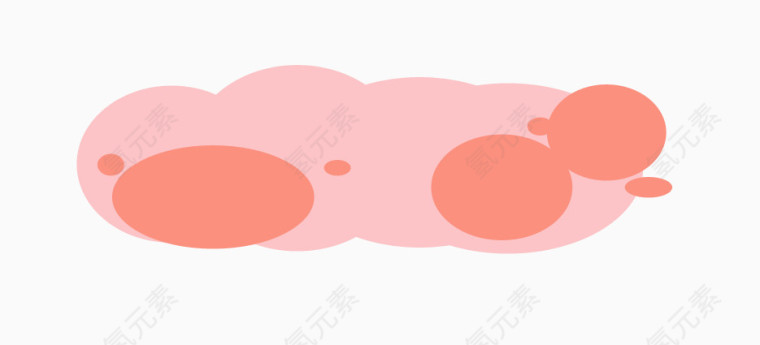 粉色云朵底纹边框