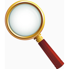 放大镜矢量素材