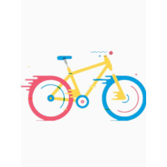 自行车矢量图