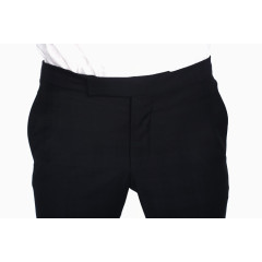 春秋正装暗纹格子男士套装