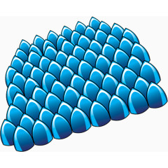 蓝色光泽抽象图形