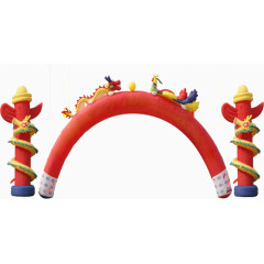 开业庆典气拱门门柱