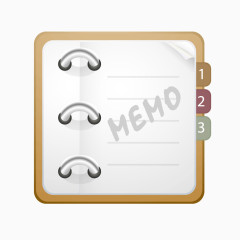 木质黄色活页记事本