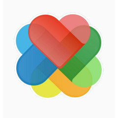 彩色心联结元素