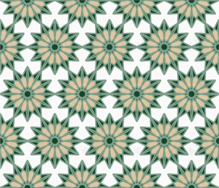 矢量太阳花花纹设计