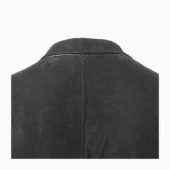 羊皮绒面质感西装版男士皮衣