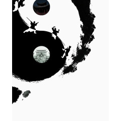 创意水墨太极拳设计