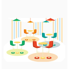 矢量图三队座椅