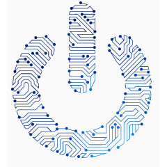 蓝色科技图标底纹