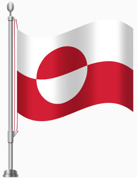 格陵兰国旗免扣素材