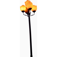 落地花灯实物素材