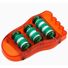 免扣素材之橙绿按摩器