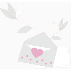 卡通信封素材图片