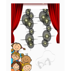 矢量舞台表演素材