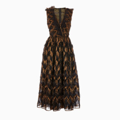 混纺女士连衣裙晚礼服连衣裙