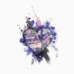 墨色桃心免扣素材