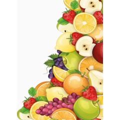 卡通手绘水果大组合