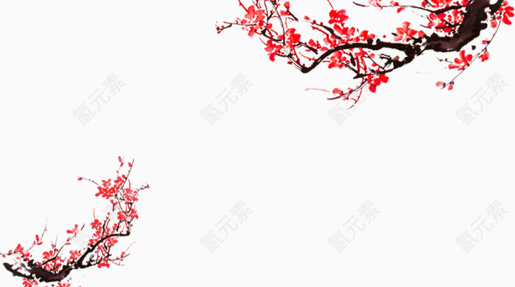 元宵节梅花装饰