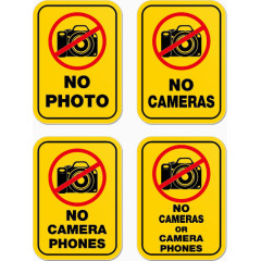 不允许拍照英文图标