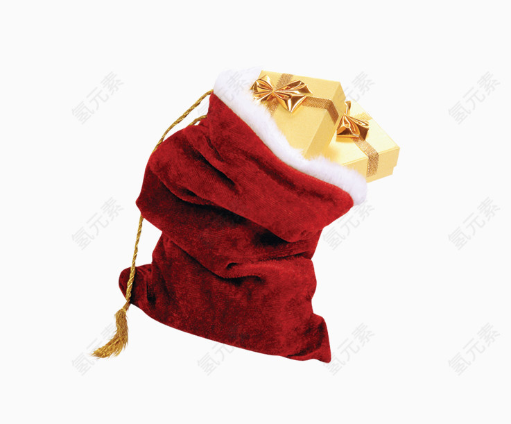 圣诞礼物袋素材
