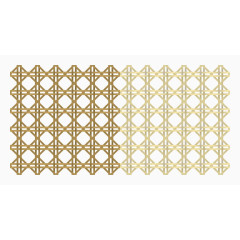 矢量棕色黄色编制席子