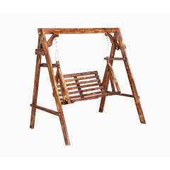 老实人实木秋千吊椅
