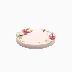 欧式肥皂蝶浪漫庄园浅粉