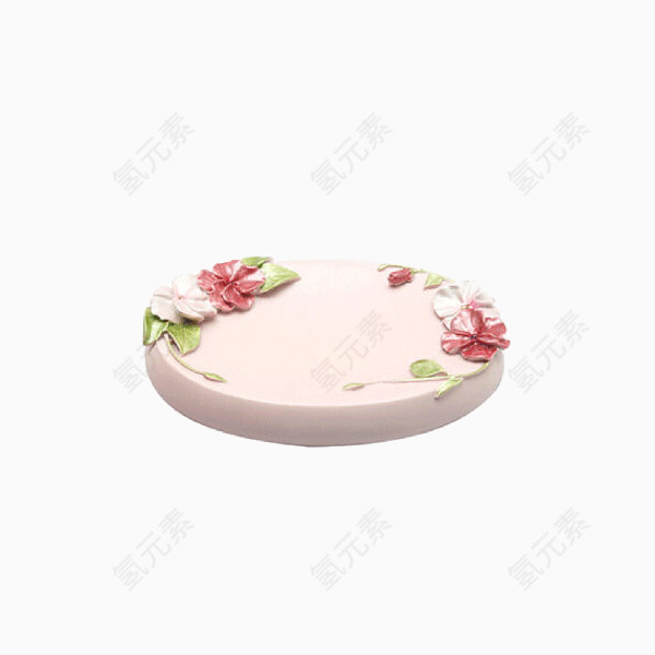 欧式肥皂蝶浪漫庄园浅粉