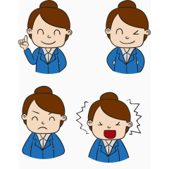 愤怒的商务小人