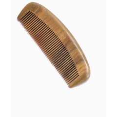 光滑无柄梳子桃木梳