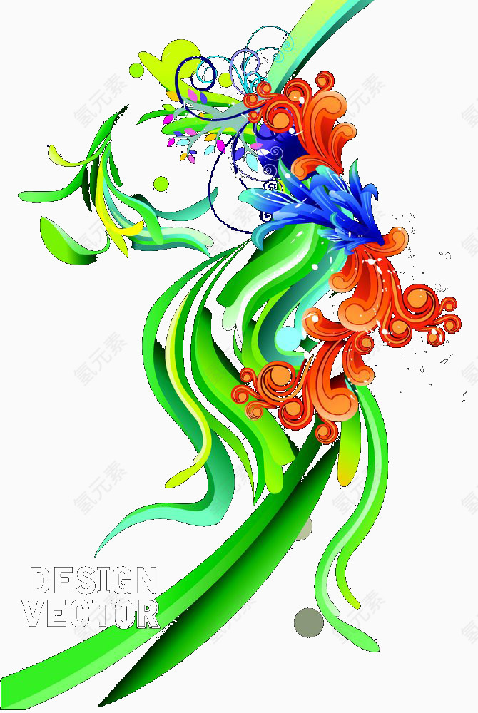 时尚潮流花纹