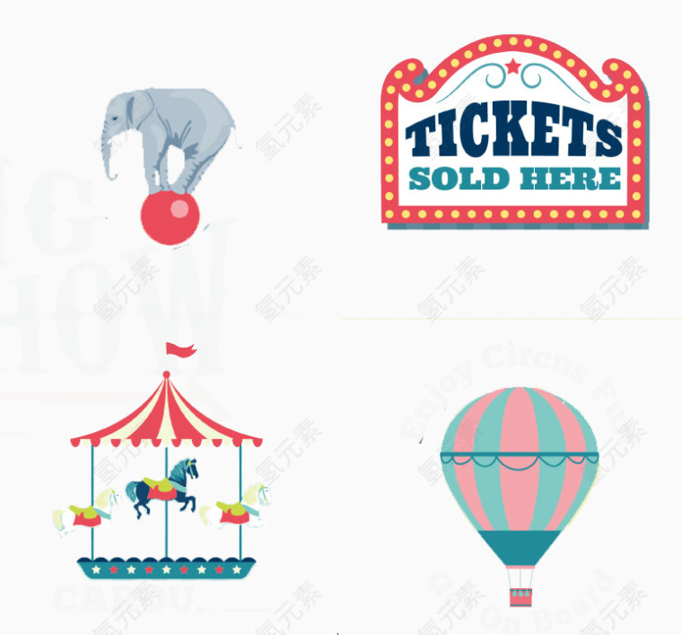 可爱风格游乐园