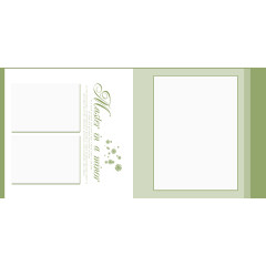 春天色彩照片相册底板元素