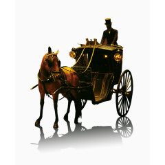 地产广告元素马车