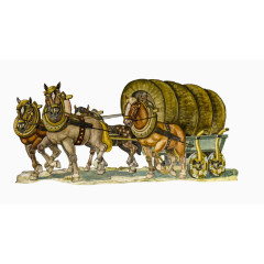 欧式复古马车元素