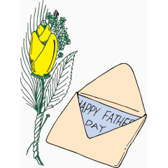 父亲节装饰元素